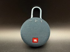 JBL Clip 3 Portable Bluetooth Speaker Waterproof  Tested Works Slate / Blue Gray