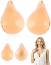Sticky Bra for Women, Push up Adhesive Bras, Invisible Backless Strapless