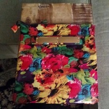 Steve Madden Floral Clutch Fold Over Bag