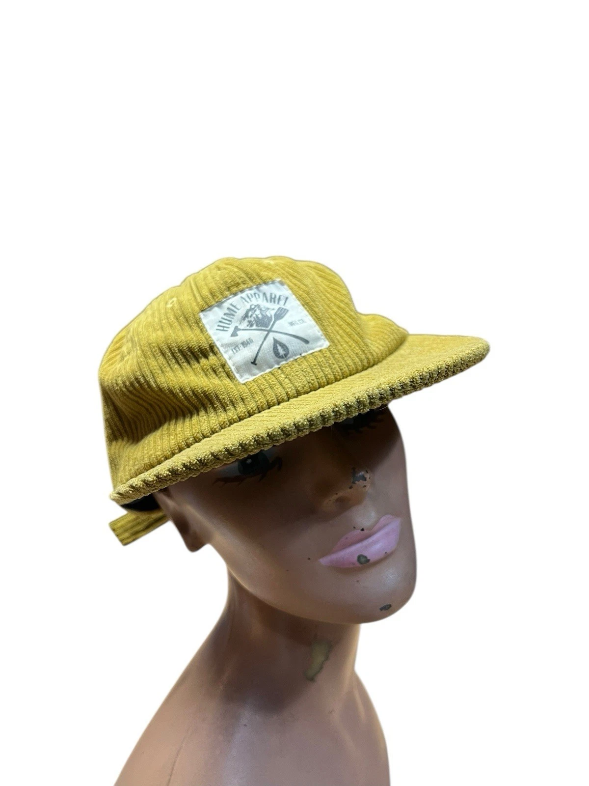 Hume Apparel Trucker Hat Cap Strapback Corduroy Camping Outdoor California
