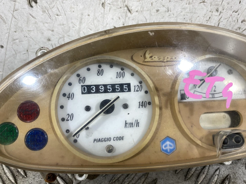 109239 Strumentazione Contachilometri Piaggio Vespa ET2 / ET4 / 50 / 125 / 150 d - Immagine 4 di 4