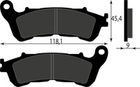 Bremsbelag Vorne 06455 MEH 006 Honda SH 300I 2006 2007 2008 2009 2010