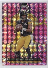2024 Panini Mosaic Pink Camo Mosaic Prizm Russell Wilson #183 bn5