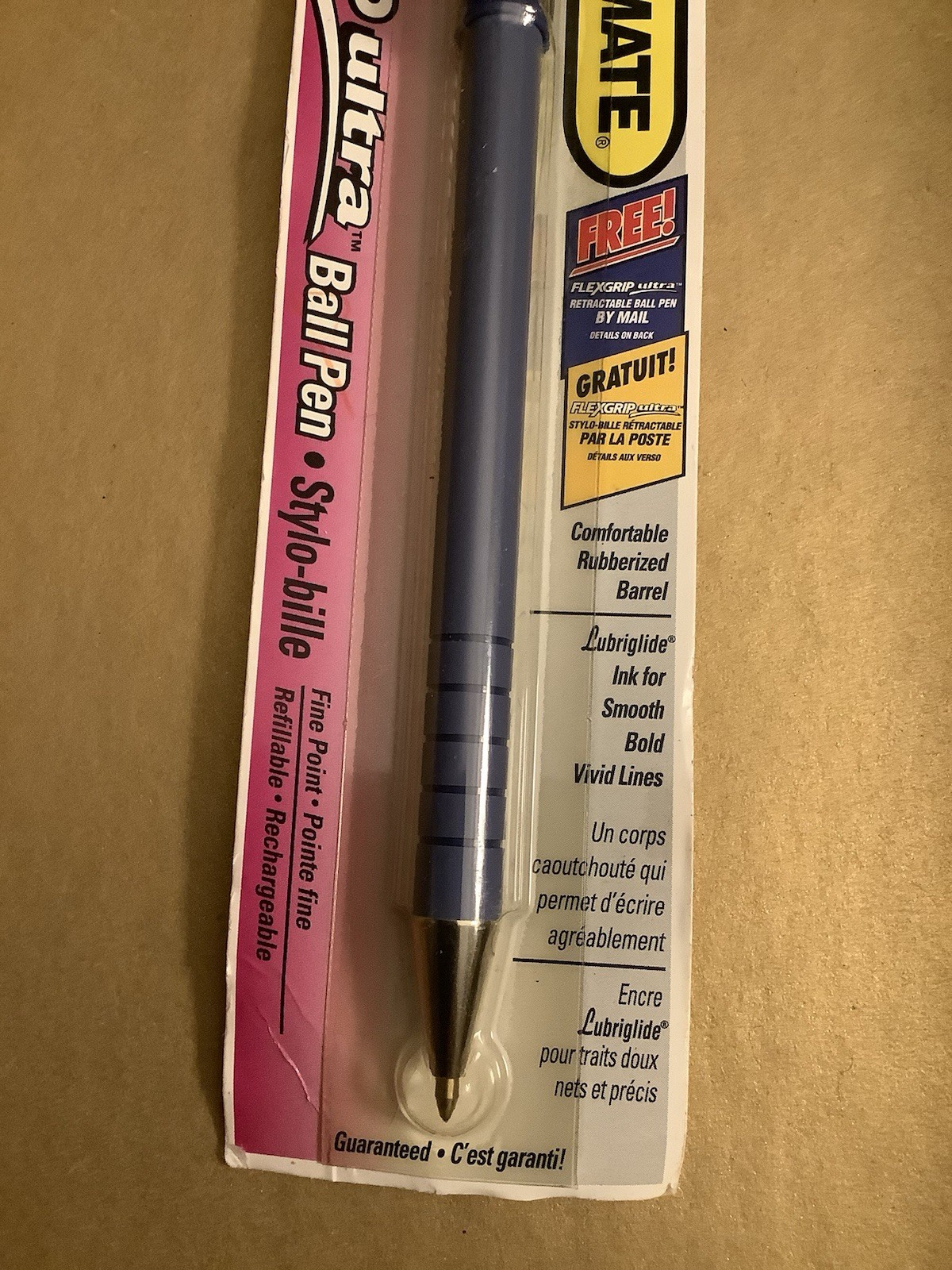 Vintage PaperMate FlexGrip Ultra Ballpoint Pen 1995 NEW