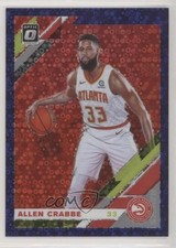 2019-20 Panini Donruss Optic Fast Break Purple Prizm 86/95 Allen Crabbe #12 qs8