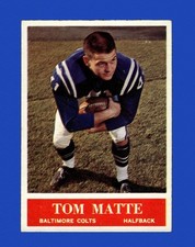 1964 Philadelphia Set-Break #  6 Tom Matte NR-MINT *GMCARDS*