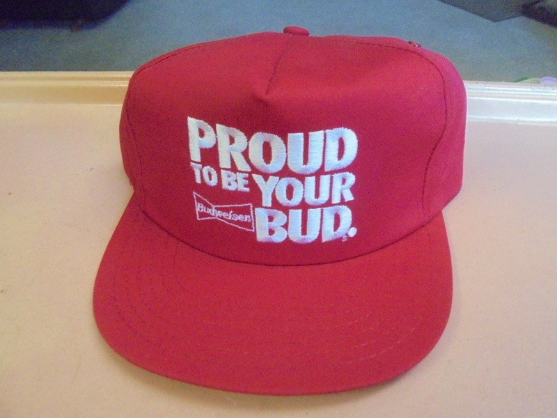 Vtg Proud to Be Your Bud Budweiser Beer Trucker Snapback Hat Cap