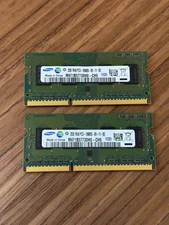 2x Samsung PC3-10600 2GB SO-DIMM 1333 MHz DDR3 SDRAM Memory (M471B5673FH0-CH9)