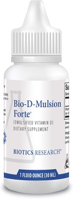 Biotics Research Bio-D-Mulsion Forte Liquid Vitamin D Drops 4000 IU ? Vitamin D3