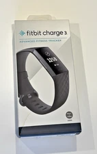 Fitbit Charge 3 Fitness Activity Tracker - Graphite/Black Advance