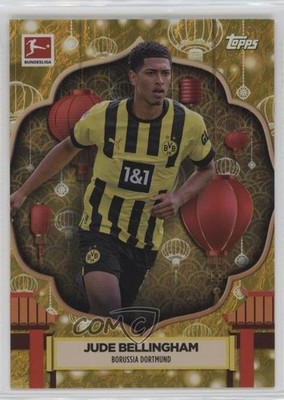 2022-23 Topps Jade Edition Bundesliga Yellow 44/50 Jude Bellingham #FOL-JB 14tf