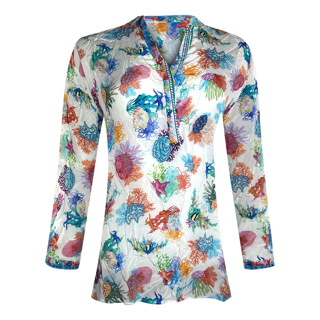 Inoa Bonaire Reef 1202116 Белый топ Milano