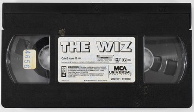 The Wiz (VHS, 1978, MCA, Michael Jackson Ted Ross Richard Pryor