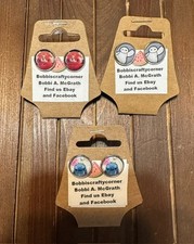 Disney character stud earrings