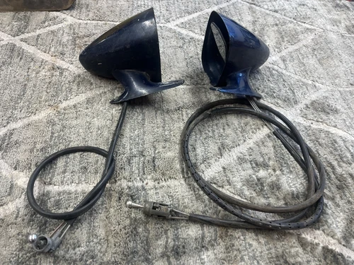 1974-1978 FORD MUSTANG II PINTO BOBCAT DUAL REMOTE  SPORT MIRRORS MATCHING PAIR
