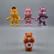 Care Bears Figure Lot Cake Toppers Funshine Cheer Share Tenderheart Poseable