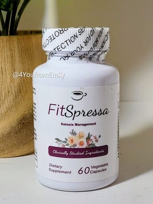 FITSPRESSO Heathy Weight Loss Support 60 Veg Caps Exp 8/26 NEW