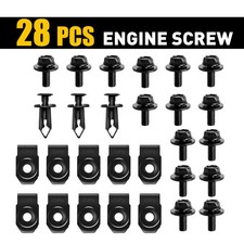 28 X Bumper Splash Shield Hood Engine Clip Push Screw Rivet Fit Nissan Infiniti
