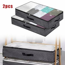 Non Woven Fabric Storage Drawer Cabinet for Clothes Bedding Under Bed
