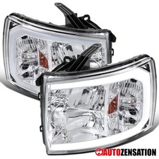 Fit 2007-2013 Chevy Silverado 1500 2500hd 3500hd Led Tube Headlights Lamps 07-13 Fit 2007-2013 Chevy Silverado 1500 2500hd 3500hd Led Tube Headlights Lamps 07-13