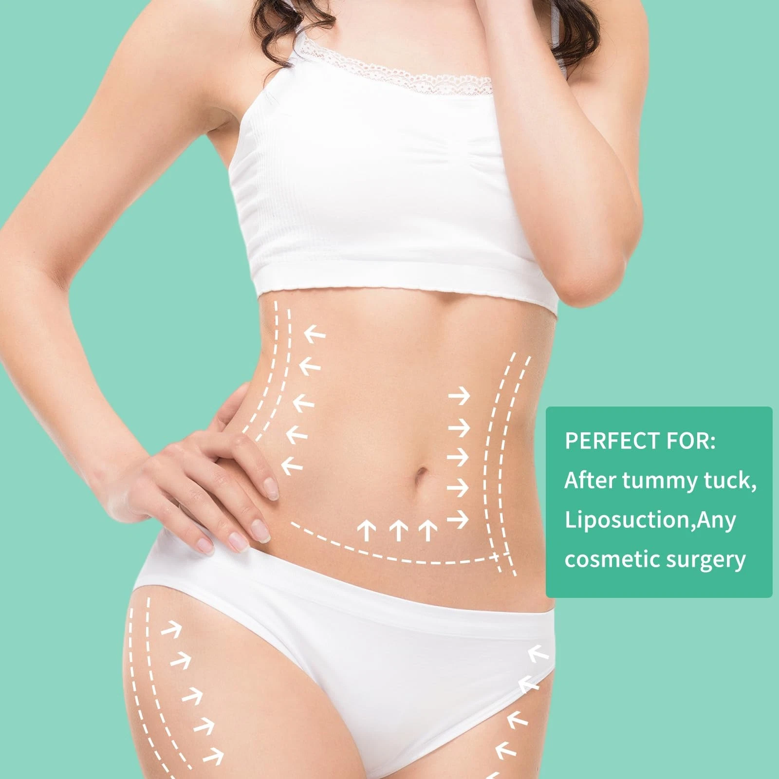 14 PCS Belly Button Plug Set Soft Silicone Tummy Tuck Tapes Trainer White - product detail image 7