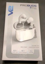 PROBUDS V2 Bluetooth 5.4 Wireless Earbuds w/ Rechargeable Case, Silicone Tips
