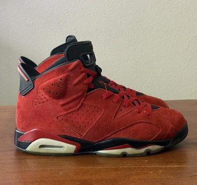 Jordan Air Jordan 6 Retro ''Toro Bravo'' Varsity Red/Black Suede CT8529-600 Sz 12