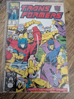 Transformers #74 (Marvel 1991) 
