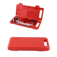 10pc Pipe Flaring Kit Brake Fuel Tube Repair Flare Tool Set With Cutter
