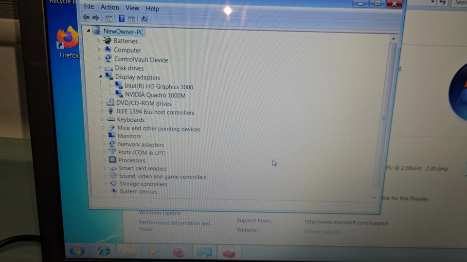 Dell Precision M4600 15.6” i7-2760QM CON NVIDIA 8GB RAM 320GB Hhd W7 LEER Foto 4 de 4