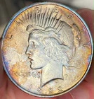 1922 Peace Dollar - Brilliant Uncirculated**BEUATIFUL RAINBOW TONER**