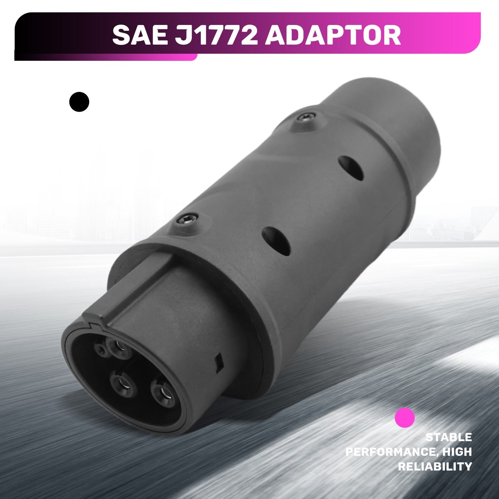 Eurowagens - Adattatore Sae Iec 62196 2 a J1772 Tipo 1 Ricarica Auto Elettriche Veicolo Ev - Miniatura 7