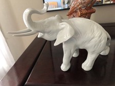 Antique Royal Dux Elephant Figurine