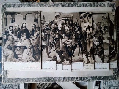 Serie 8 Ansichtskarten Meister der Lyversberger Passion Wallraf Richartz KOLN