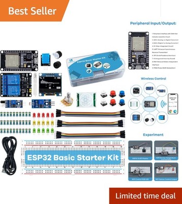 Basic Starter Kit for ESP32 ESP-32S Wifi I OT Development Board with Tutorial Co