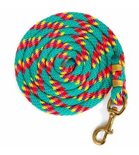 Jeffers Equine Cotton Horse Lead Rope   10ft Long, 3/4" Diameter   Heavy Duty