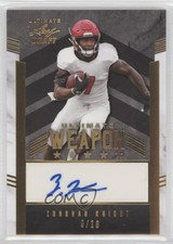 2022 Leaf Ultimate Draft Weapon Gold Spectrum /10 Zonovan Knight Auto 10k8