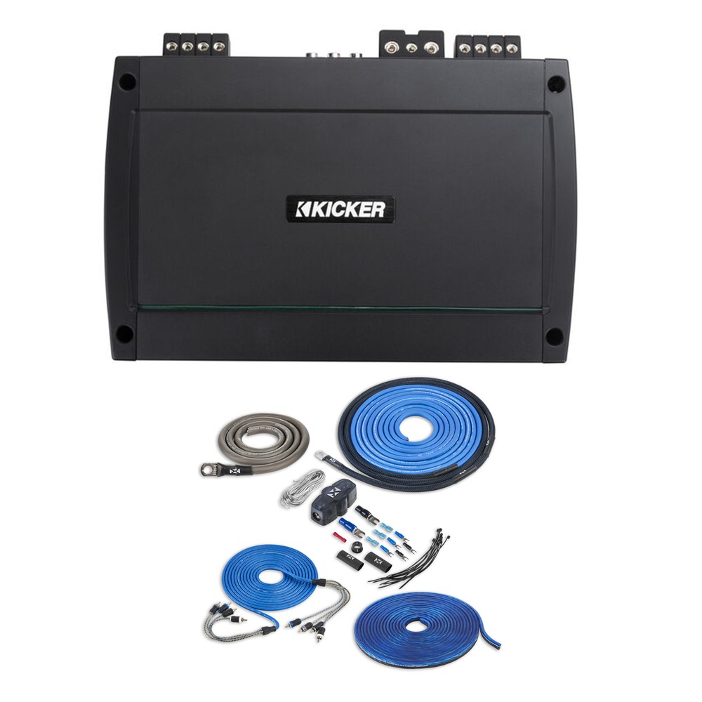 Kicker KXMA8004 - Полнодиапазонный 4-канальный морской усилитель с бесплатным комплектом усилителей 102190₽
