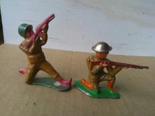 Barclay or Manoil American Dimestore US Toy Soldier vintage metal, DJ