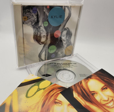 KYLIE MINOGUE Give Me Just A Little More Time Japan CD ALCB-439 w/2postcard 1992