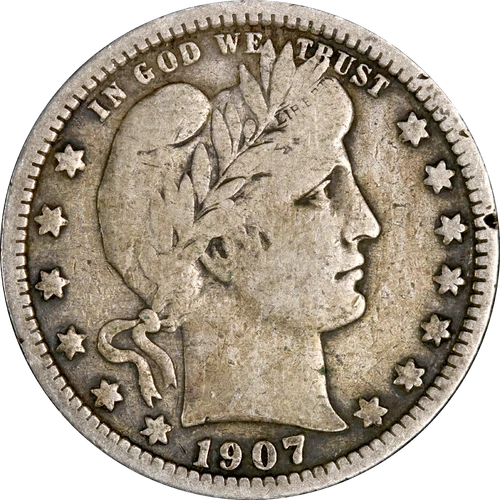 1907-O Barber Quarter
