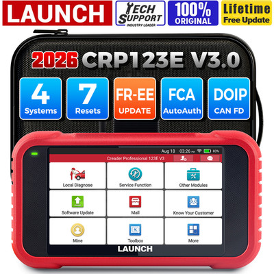 LAUNCH x-431 CRP123E V3.0 Car Diagnostic Tool OBD2 Scanner Fault Code Readers