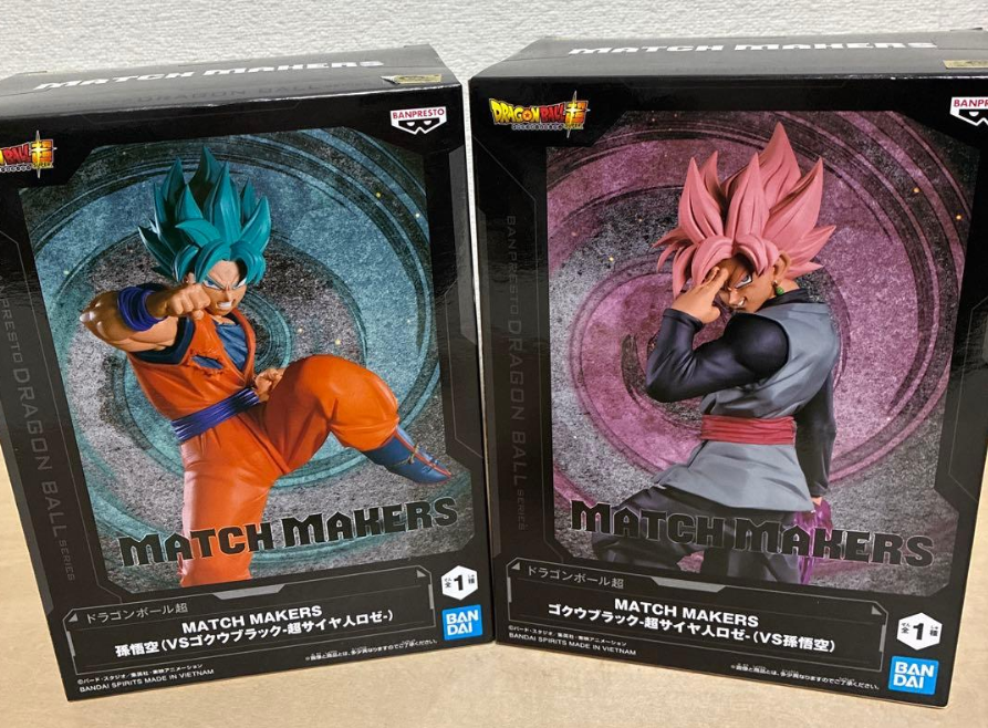 Dragon Ball Super Match Makers Son Goku VS Goku Black Rose Figure