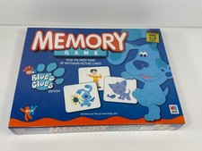 Blue's Clues Memory Game Nick Jr Nickelodeon Match Board Game Sealed 2003