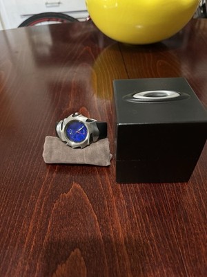 Authentic Oakley Blade Watch/blue In EUC