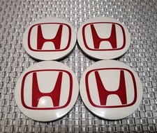 Honda Oem Civic Ep3 Fd2 Integra Dc5 Type-r Genuine Wheel Center Cap 4pcs Set