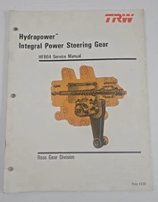 TRW HFB64 Service Manual Hydrapower Integral Power Steering Gear 1994