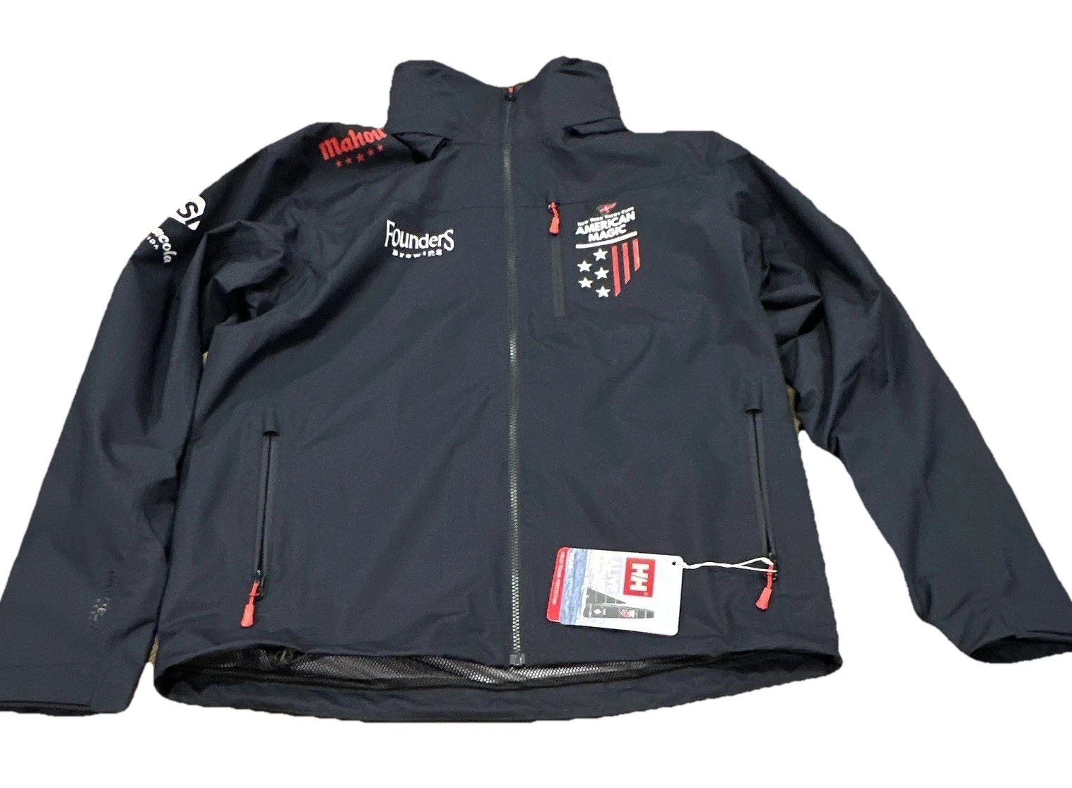 Helly Hansen Men's US Magic Crew Hooded Sailing Jacket 2.0 – Navy (Size L)