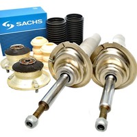 2X Sachs StossdäMpfer + Service-Kit + Domlager Vorne FüR BMW E60 Mit Standard