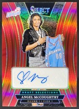 2025 Panini WNBA Select Angel McCoughtry Draft Selections Red /99 Auto Dream AL2